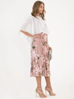 Cali Chiffon Cover Up, White -Miha Dresses Shop 26 09 2020 Anna maggie 332