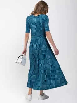 Printed Viscose Crossover Maxi Dress, Blue Geo 10 Printed Viscose Crossover Maxi Dress, Blue Geo -Miha Dresses Shop 621 c0360bfa 765e 4b4d 85c3 bba1c6e0aae6