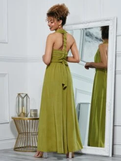 Twist & Tie Multiway Bridesmaid Maxi Dress With Bandeau, Olive Green -Miha Dresses Shop B 9176A OLIVEGREEN 2 233972a2 d35b 45a0 9f77 c0060beefeaf