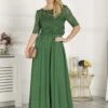Wendy Lace Overlay Maxi Dress, Green -Miha Dresses Shop BR 9105 Green 1 d23f1a76 71a5 4bc8 9924 810cc8d9748a