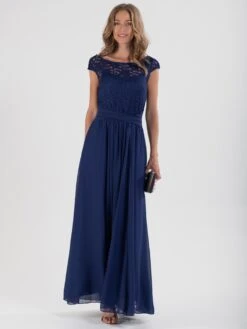 Basia Bridesmaid Lace Bodice Maxi Dress, Navy 10 Basia Bridesmaid Lace Bodice Maxi Dress, Navy -Miha Dresses Shop DSC 0963 d1195962 ee38 4587 a5be fd969bbd4907