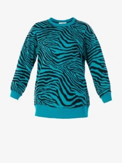 Animal Print Sweatshirt , Green Animal -Miha Dresses Shop DSC 5552 Copy