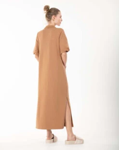 Sample Sale - Maxi Dress, Brown -Miha Dresses Shop DSC 5714