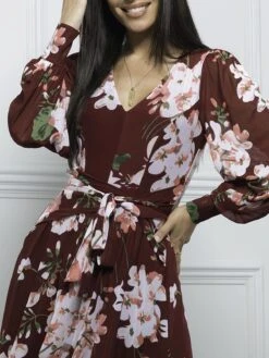 Gabriel Twist Waist Swing Dress, Floral Multi -Miha Dresses Shop GH 321 FloralMulti 3