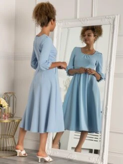 Jolie Moi Bell Sleeve Midi Dress, Blue -Miha Dresses Shop H 275 Blue 2 6620314a 8839 41b8 a0ae c0b435a33135