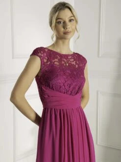 Lace Bodice Maxi Dress, Berry -Miha Dresses Shop H22 8093 Berry 5 72dac8f4 e20f 45ef 8822 6a6a0e0db14a