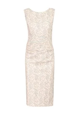 Bonded Lace Ruched Dress, Light Pink -Miha Dresses Shop I 5053319177432 00 20160329 c1605f5d 13ba 4380 bbd8 754c4eb04fe1