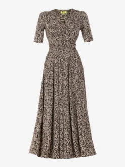 Jolie Moi Beatrice Animal Print Jersey Maxi Dress, Neutral Animal -Miha Dresses Shop JolieMoiAnimalPrintJerseyMaxiDress NeutralAnimal