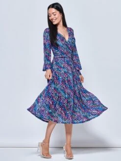 Maaike Long Sleeve Mesh Dress, Navy Multi 11 Maaike Long Sleeve Mesh Dress, Navy Multi -Miha Dresses Shop MEH 3621 Navymulti 4 562a8d95 70bc 4989 bac6 4097a0e97fb6