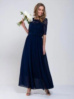 Wendy Lace Overlay Maxi Dress, Navy -Miha Dresses Shop MarchShoot 1843 2250X3000 1bda7e27 0086 475c 9410 a4a9ecfdf5b7
