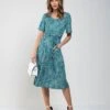 Belted Midi Jersey Dress, Green Animal -Miha Dresses Shop MarchShoot 4800 2250X3000 8d4b2cab 7d09 4fba 8357 8d7522618d67