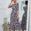 Ozella Jersey Floral Print Maxi Dress, Pink Floral