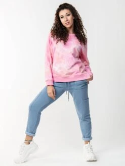 Diva Sweatshirt, Tie Dye -Miha Dresses Shop SW 112TyeDie 1