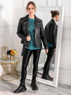 Animal Print Sweatshirt , Green Animal -Miha Dresses Shop SW 115 1GreenAnimal 1