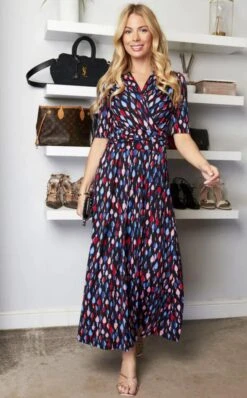 Coleen Jersey Maxi Dress, Navy Multi -Miha Dresses Shop Screenshot2022 03 08at08.16.19copy