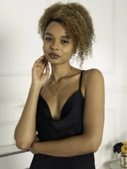 Jolie Moi Reene Cowl Neck Midi Dress, Blue -Miha Dresses Shop W 5221 Blue 5